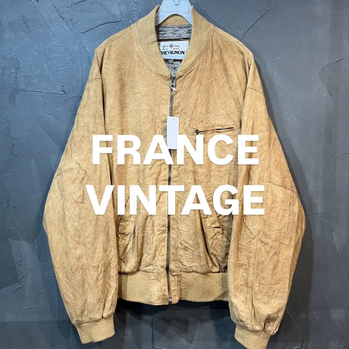 [XXL] France VINTAGE 프랑스 빈티지 스웨이드 자켓